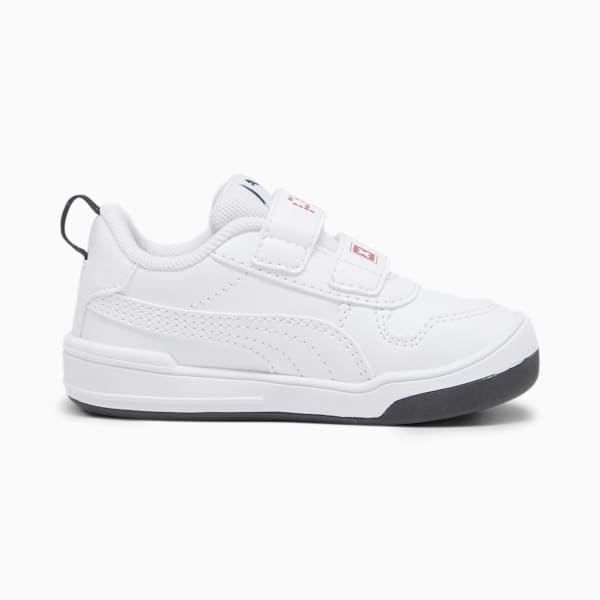 PUMA Multiflex Play V Toddlers' Sneakers, PUMA White-PUMA White-For All Time Red, extralarge-IND