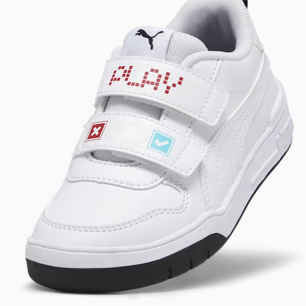 PUMA Multiflex Play V Kid's Sneakers, PUMA White-PUMA White-For All Time Red, extralarge-IDN