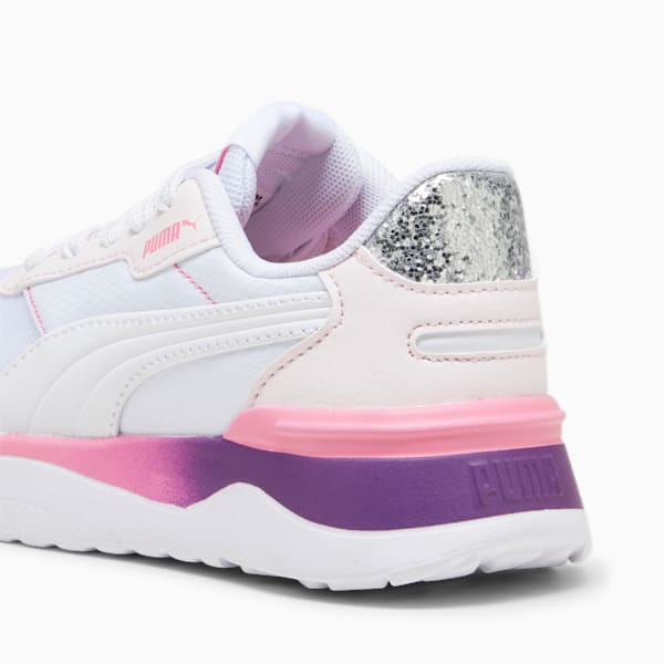 キッズ ガールズ プーマ R78 ヴォヤージュ スターグロウ スニーカー 17-21cm, Galaxy Pink-PUMA White-Strawberry Burst, extralarge-JPN