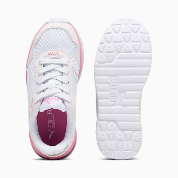 キッズ ガールズ プーマ R78 ヴォヤージュ スターグロウ スニーカー 17-21cm, Galaxy Pink-PUMA White-Strawberry Burst, extralarge-JPN