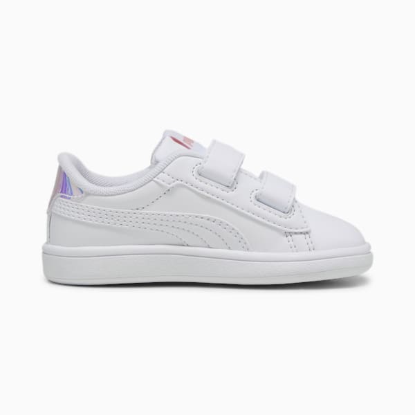 PUMA Smash 3.0 Wings Toddlers' Sneakers, PUMA White-PUMA Black-Peach Smoothie, extralarge-IND