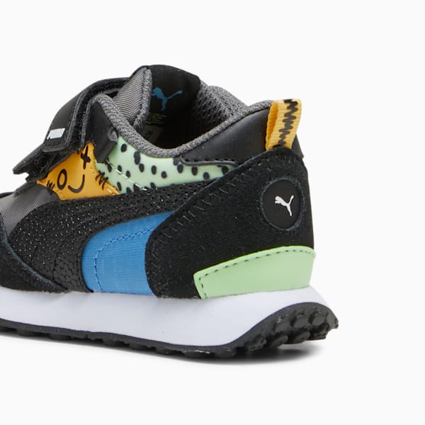 Rider FV Mix Match Toddlers' Sneakers, Cool Dark Gray-PUMA Black, extralarge
