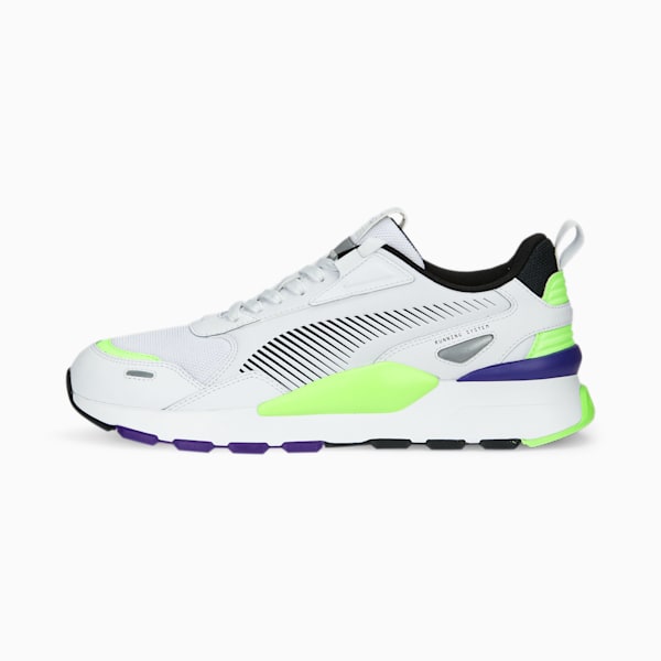 RS 3.0 Synth Pop Unisex Sneakers, PUMA White-Fizzy Lime, extralarge-IND