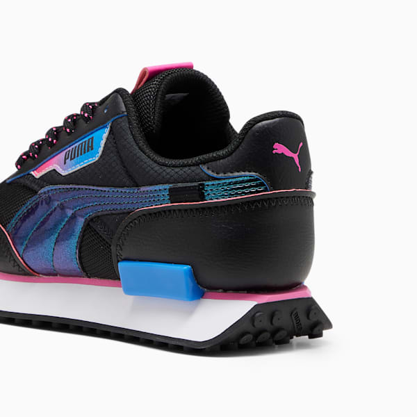 Tenis para adolescentes Future Rider Cosmic Grl, Puma Black-Ravish-Ultra Blue, extralarge