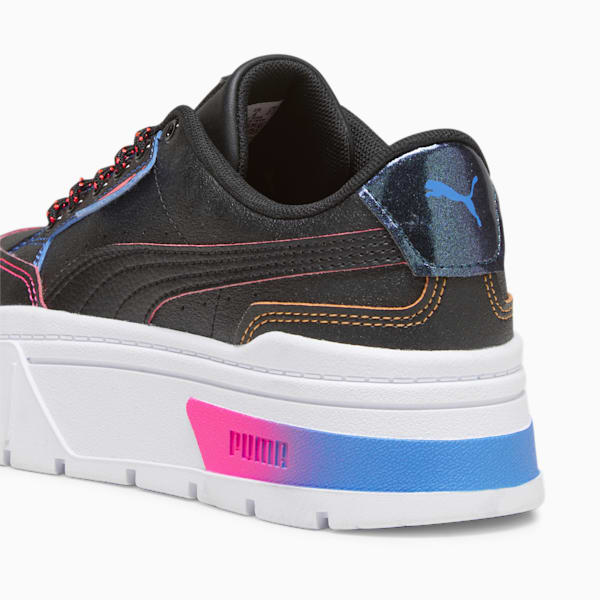 Mayze Stack Cosmic Girl Youth Sneakers, PUMA Black-Ravish-Ultra Blue, extralarge-IND