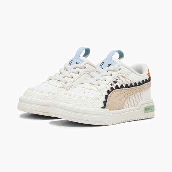 Tenis CA Pro Mix Match para niños pequeños, Warm White-Granola-Bright Melon, extralarge
