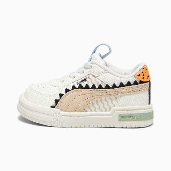 Tenis CA Pro Mix Match para niños pequeños, Warm White-Granola-Bright Melon, extralarge