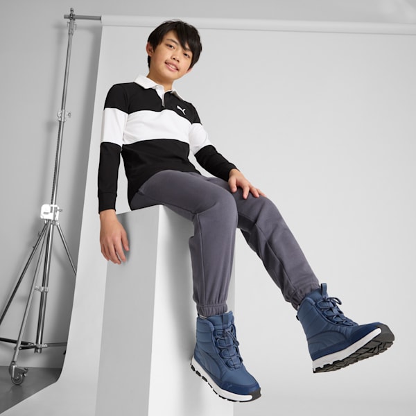 Botas PUMA Evolve Big Kids', Inky Blue-Persian Blue-PUMA White, extralarge