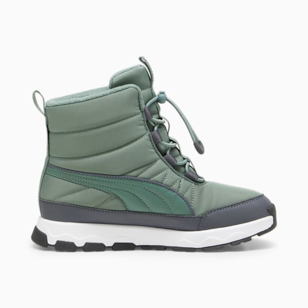 PUMA Evolve Big Kids' Boots, Eucalyptus-Strong Gray-PUMA White, extralarge