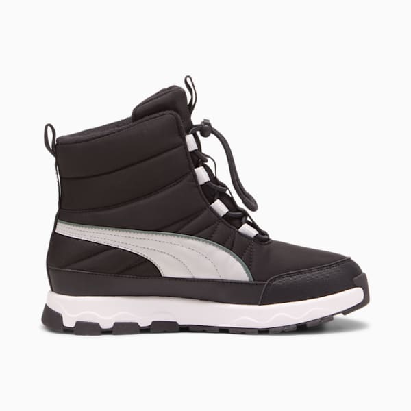 Botas PUMA Evolve Puretex para niños grandes, PUMA Black-Ash Gray-PUMA White, extralarge