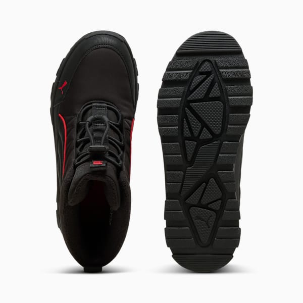 Botas PUMA Evolve Puretex para niños grandes, PUMA Black-For All Time Red, extralarge