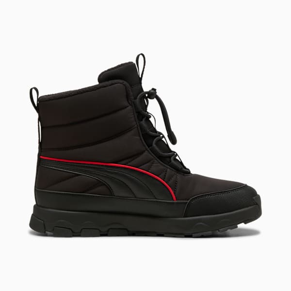 Botas PUMA Evolve Puretex para niños grandes, PUMA Black-For All Time Red, extralarge