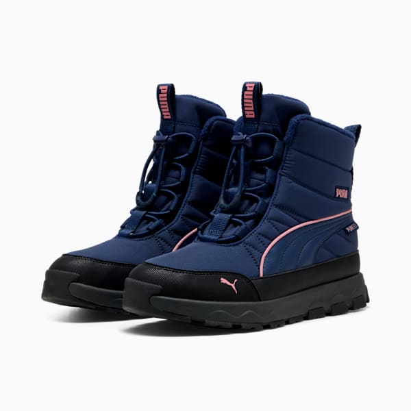 Botas PUMA Evolve Puretex para niños grandes, Persian Blue-Pinkscape, extralarge