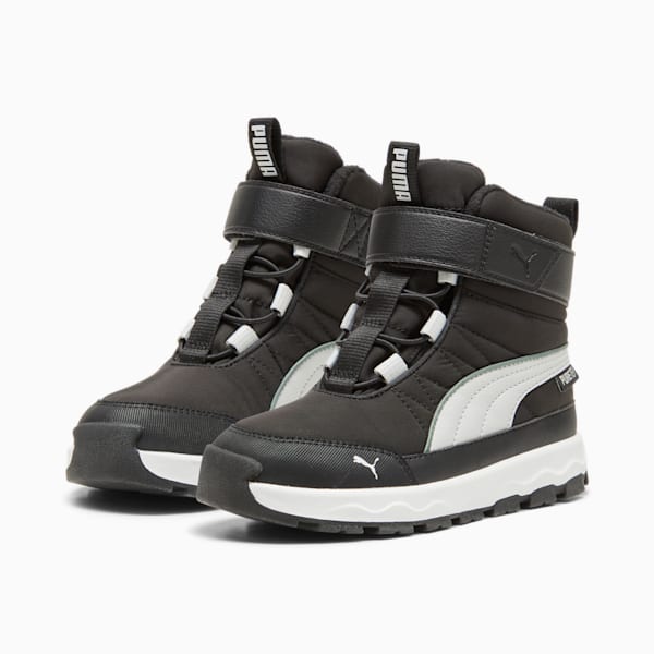 Chaussures PUMA Evolve Puretex Enfant, PUMA Black-Ash Gray-PUMA White, extralarge