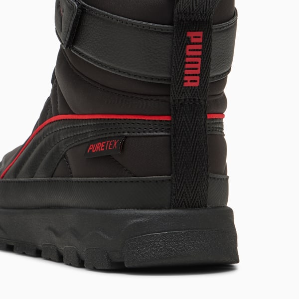 Botas PUMA Evolve Puretex para niños, PUMA Black-For All Time Red, extralarge
