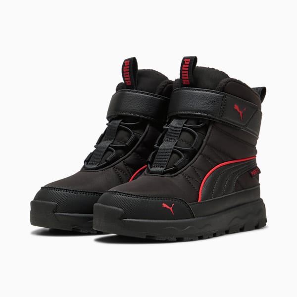 Botas PUMA Evolve Puretex para niños, PUMA Black-For All Time Red, extralarge
