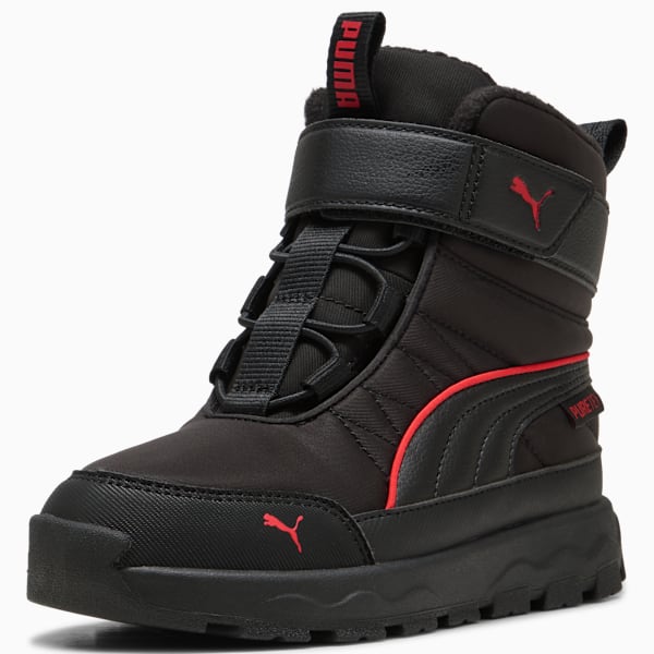 Botas PUMA Evolve Puretex para niños, PUMA Black-For All Time Red, extralarge