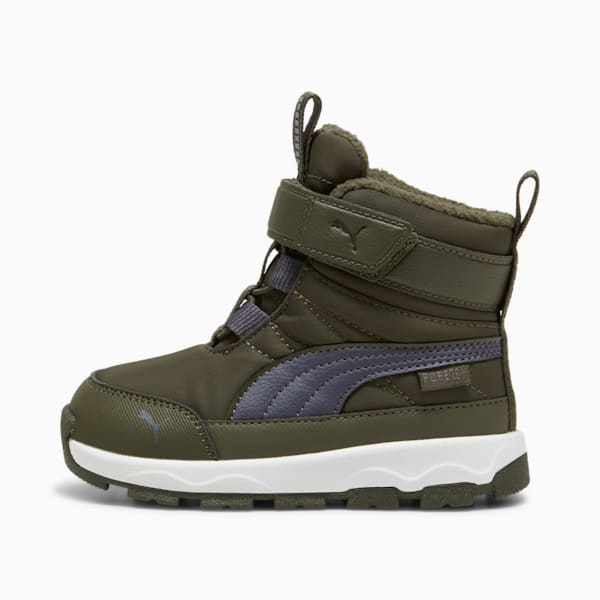 Bottes PUMA Evolve Bébé, Dark Olive-Galactic Gray-PUMA White, extralarge
