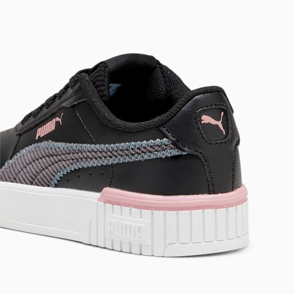 キッズ ガールズ プーマ キャリーナ 2.0 コーヂュロイ スニーカー 17-21cm, PUMA Black-Cool Dark Gray-Bold Blue-Future Pink-PUMA White, extralarge-JPN