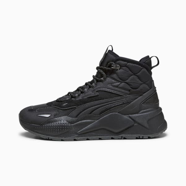 RS-X Hi Men's Sneakers, PUMA Black-Shadow Gray, extralarge