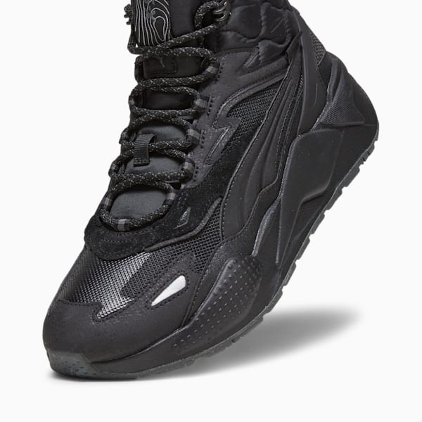 Zapatillas RS-X Hi para hombre, PUMA Black-Shadow Gray, extralarge
