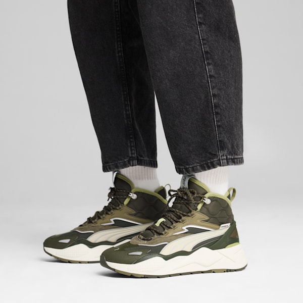 RS-X Hi Sneakers, Dark Olive-Vapor Gray, extralarge-IND