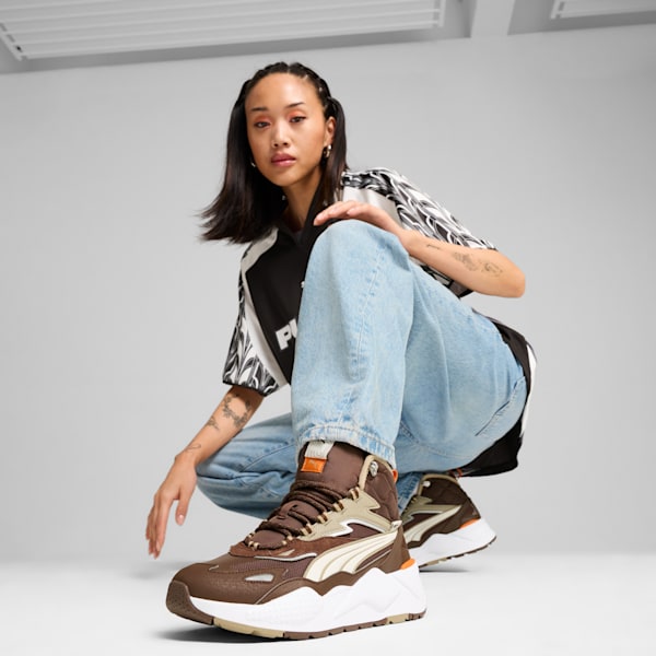 RS-X Hi Sneakers, Espresso Brown-Oak Branch, extralarge