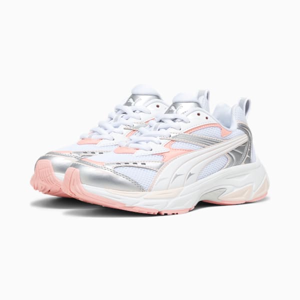 PUMA Morphic Men's Sneakers, PUMA White-Peach Smoothie, extralarge