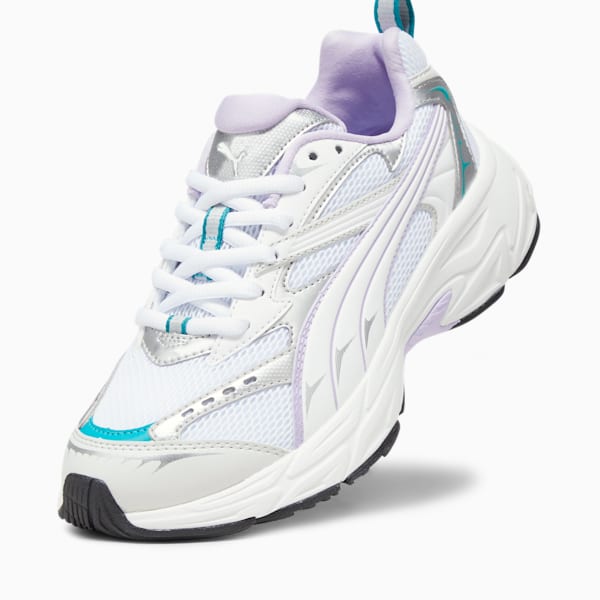 PUMA Morphic Men's Sneakers, PUMA White-Vivid Violet, extralarge