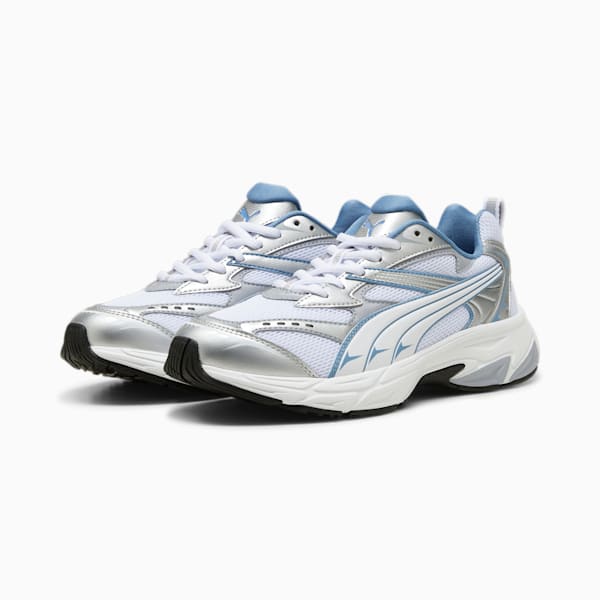 ユニセックス プーマ モーフィック スニーカー, PUMA White-Zen Blue-PUMA Silver, extralarge-JPN