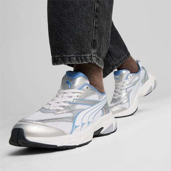 ユニセックス プーマ モーフィック スニーカー, PUMA White-Zen Blue-PUMA Silver, extralarge-JPN