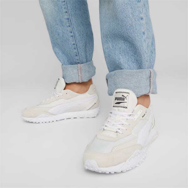 ユニセックス ブラックトップ ライダー スニーカー, Warm White-PUMA White, extralarge-IND