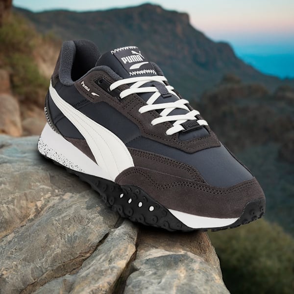 Blktop Rider Suede Sneakers, Flat Dark Gray-Vapor Gray, extralarge-IND