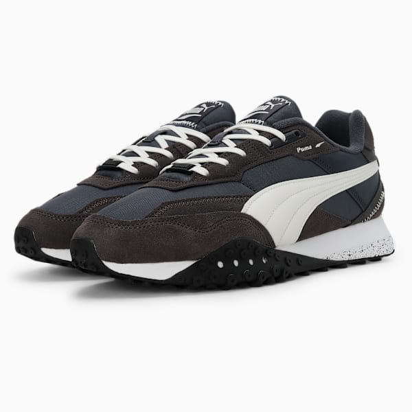 Blktop Rider Suede Sneakers, Flat Dark Gray-Vapor Gray, extralarge-IND