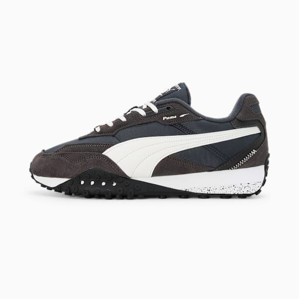 Blktop Rider Suede Sneakers, Flat Dark Gray-Vapor Gray, extralarge-IND