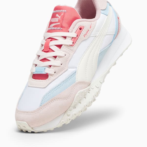 Blktop Rider Unisex Sneakers, PUMA White-Frosty Pink, extralarge-IND