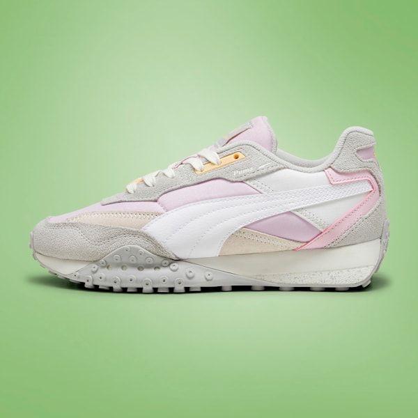 Blktop Rider Suede Sneakers, Grape Mist-PUMA White, extralarge-IND