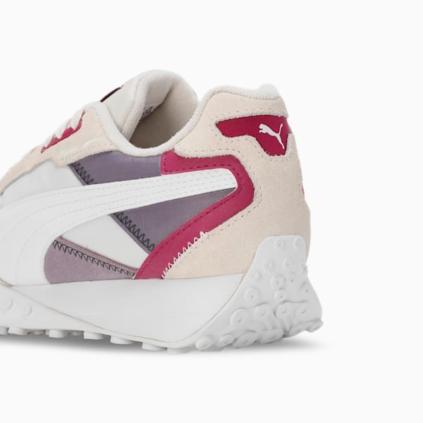 Blktop Rider Suede Sneakers, Frosted Ivory-Pale Plum, extralarge-IND
