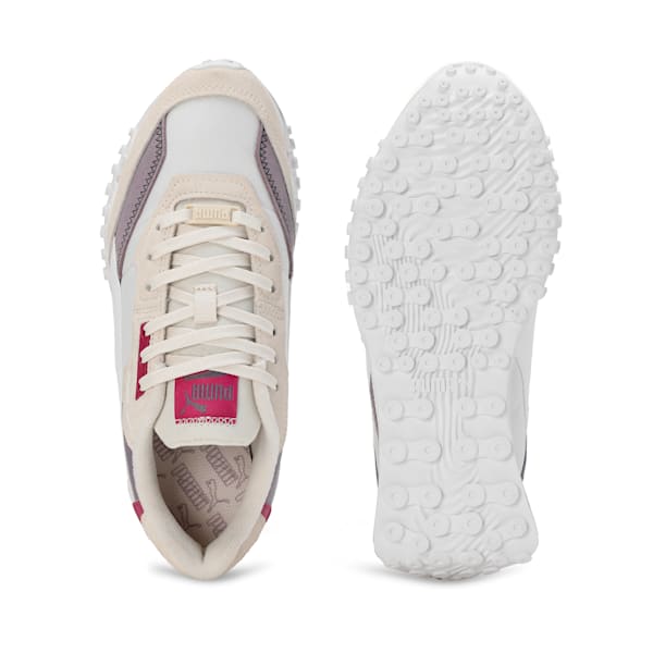 Blktop Rider Unisex Sneakers, Frosted Ivory-Pale Plum, extralarge-IND