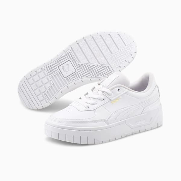 Cali Dream West Coast Leather Women's Sneakers, PUMA White, extralarge