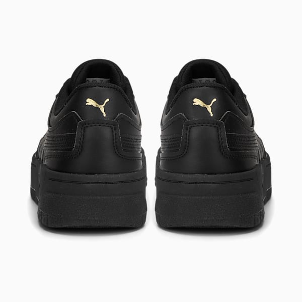 Puma black leather platform sneakers shop