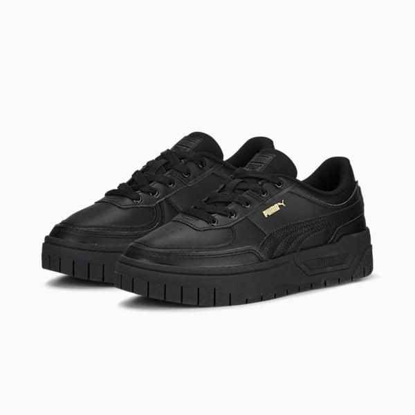 Cali Dream West Coast Leather Women's Sneakers, PUMA Black, extralarge