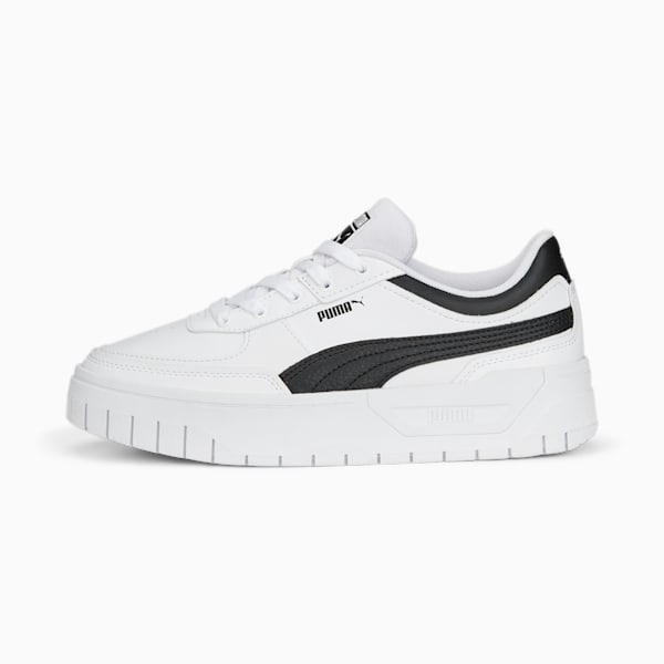 Cali Dream Leather Sneakers Women, PUMA White-PUMA Black