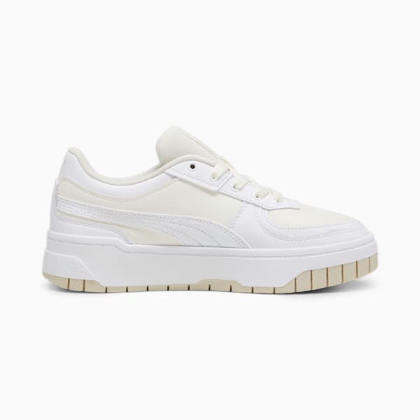 ウィメンズ CALI ドリーム レザー スニーカー, Warm White-PUMA White, extralarge-JPN