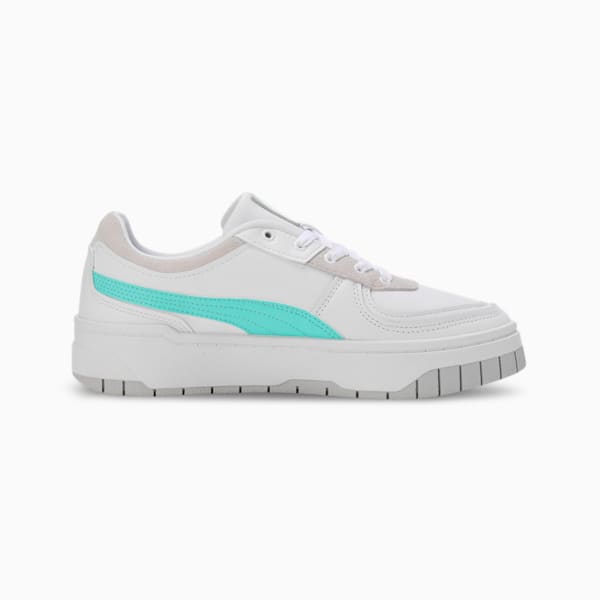 Cali Dream Women's Sneakers, PUMA White-Feather Gray-Mint, extralarge-IND
