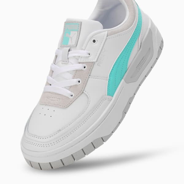 Cali Dream Women's Sneakers, PUMA White-Feather Gray-Mint, extralarge-IND