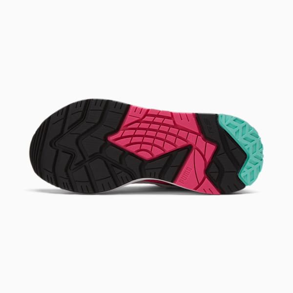 Zapatos deportivos RS-TRCK Vacay Queen para niños grandes, PUMA Black-PUMA White-Glowing Pink