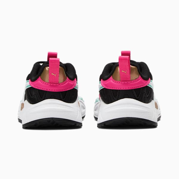 Zapatos deportivos RS-TRCK Vacay Queen AC para bebés , PUMA Black-PUMA White-Glowing Pink, extragrande