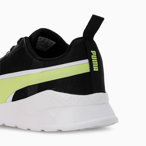 PUMA Flexrate Men's Sneakers, PUMA Black-Light Lime-PUMA White, extralarge-IND