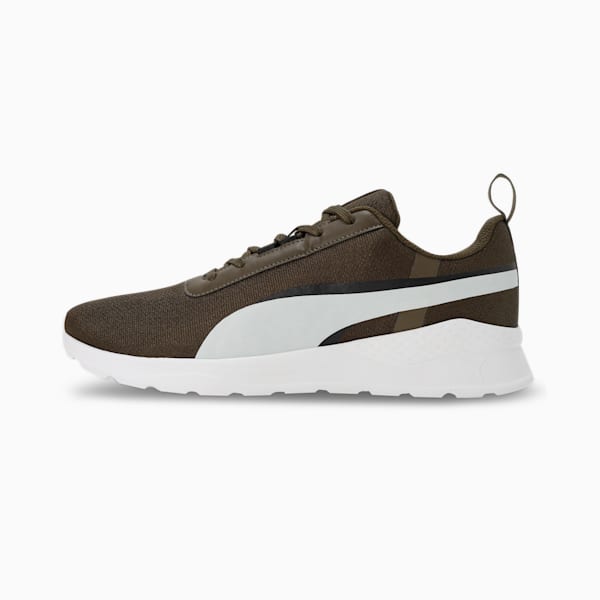 Flexrate Men's Sneakers, Deep Olive-Pristine-PUMA Black, extralarge-IND